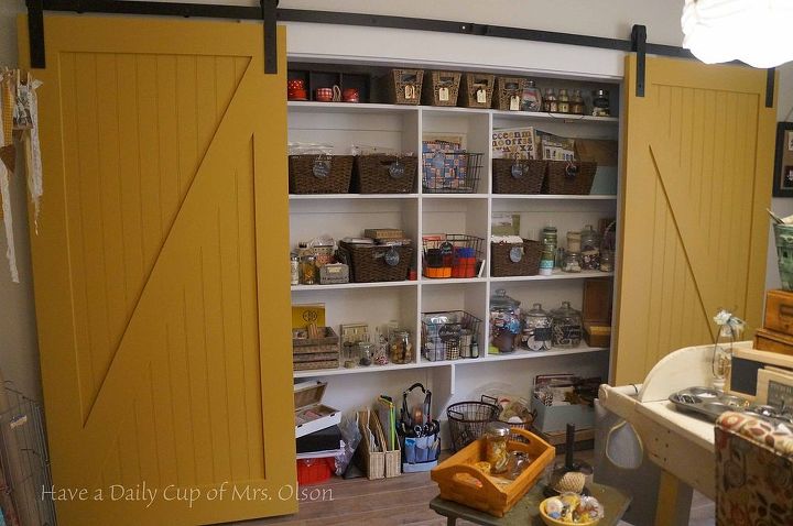 my creative space, craft rooms, home decor, shelving ideas
