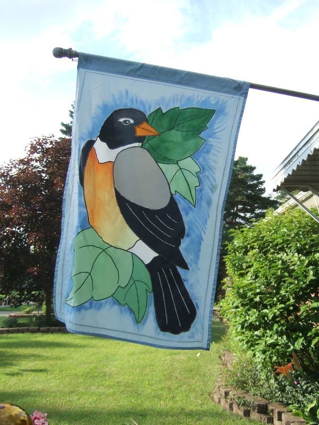 faded yard flag brighten renew, crafts, outdoor living