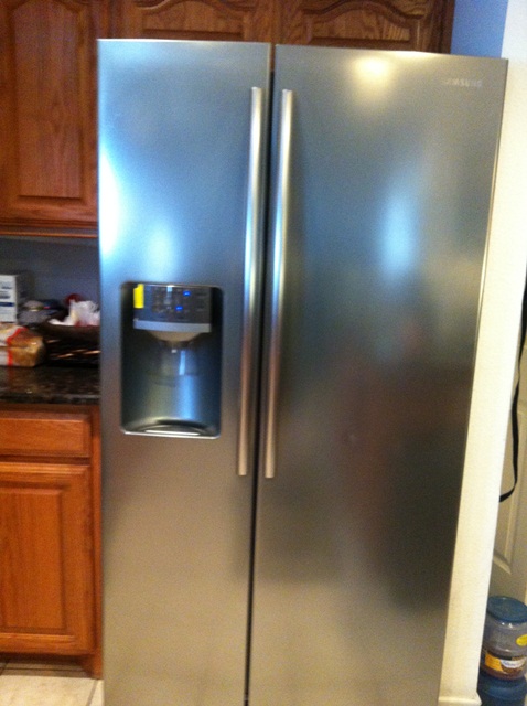 making cabinets deeper, See how far back the cabinets over the refrigerator are