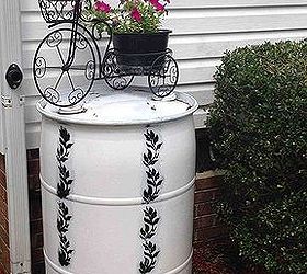 rain barrel, gardening, go green, All I have to do is pull the hose out of the downspout when it gets full Now I m ready to start on the next one for the back yard