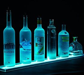 5 led bottle shelf holds up to 15 bottles 100 acrylic by armana, LED Bottle Shelf