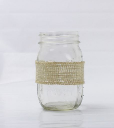 vase burlap mason jar diy, crafts, repurposing upcycling