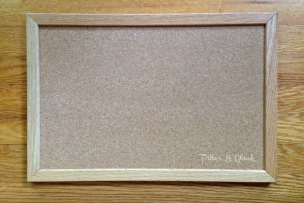 plain cork board to magnificent monogrammed memo board, crafts, repurposing upcycling
