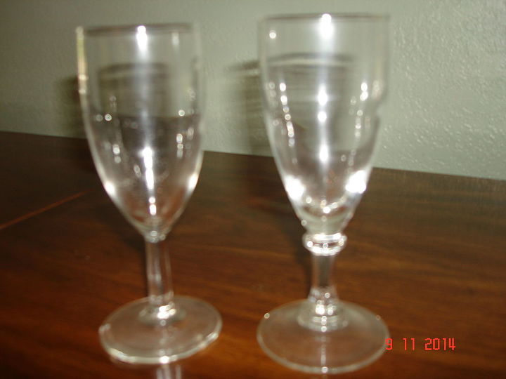 q so many glasses any ideas of how to use them for diy, crafts, repurposing upcycling