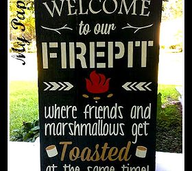 sign firepit outdoor wood, crafts, outdoor living, pallet