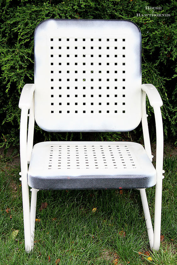 pintar una silla de motel vintage