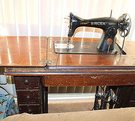 how to repair the old singer sewing marching, how to, repurposing upcycling, woodworking projects