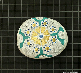 stones painted moroccan craft, crafts, by Little Yellow Couch