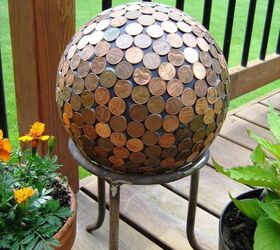 how to make a penny ball for your garden, crafts, how to