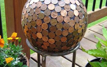 Cómo hacer una bola de monedas para tu jardín