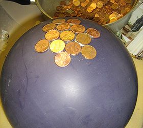 how to make a penny ball for your garden, crafts, how to