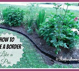 how to edge like a pro with plastic edging strips, gardening, how to, landscape