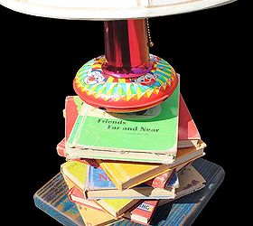 lamp book repurposed childrens, lighting, repurposing upcycling