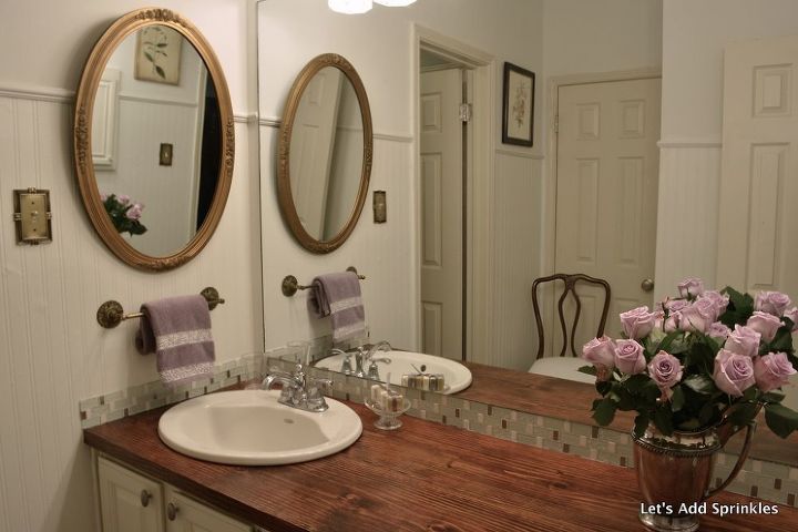 Wooden Bathroom Countertop Hometalk