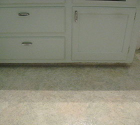 q looking for ideas for bathroom floor tile in small 50 s tract home, bathroom ideas, flooring, small bathroom ideas, tile flooring, tiling, keeping old cabinet and painting with new hardware