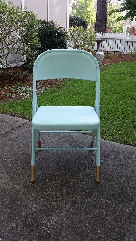 metal chairs painted before and after, painted furniture