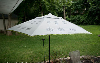  Transforme um velho guarda-chuva de pátio em um lindo guarda-chuva pintado!