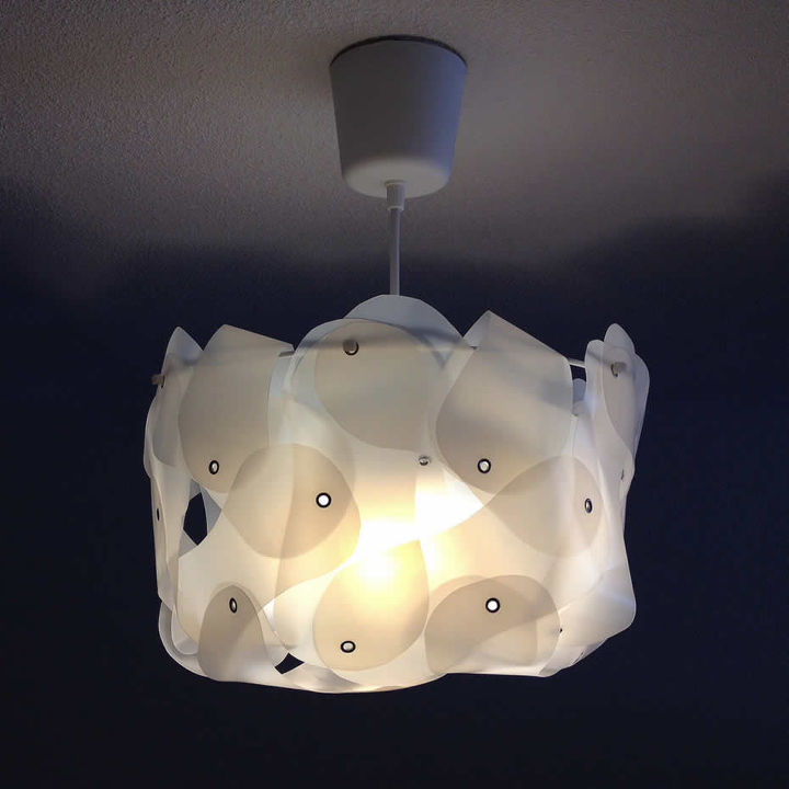 lampshade milk container upcycle, crafts, home decor, repurposing upcycling