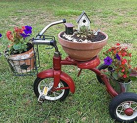 Great Way to Re"Cycle" an old Tricycle