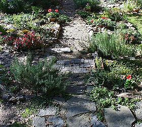 garden sloped yard water drainage, flowers, gardening, landscape, outdoor living