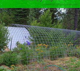 greenhouse hog panels how to, diy, gardening