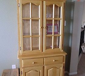 cabinet white vintage shabby chic, diy, painted furniture, repurposing upcycling, Before and boring