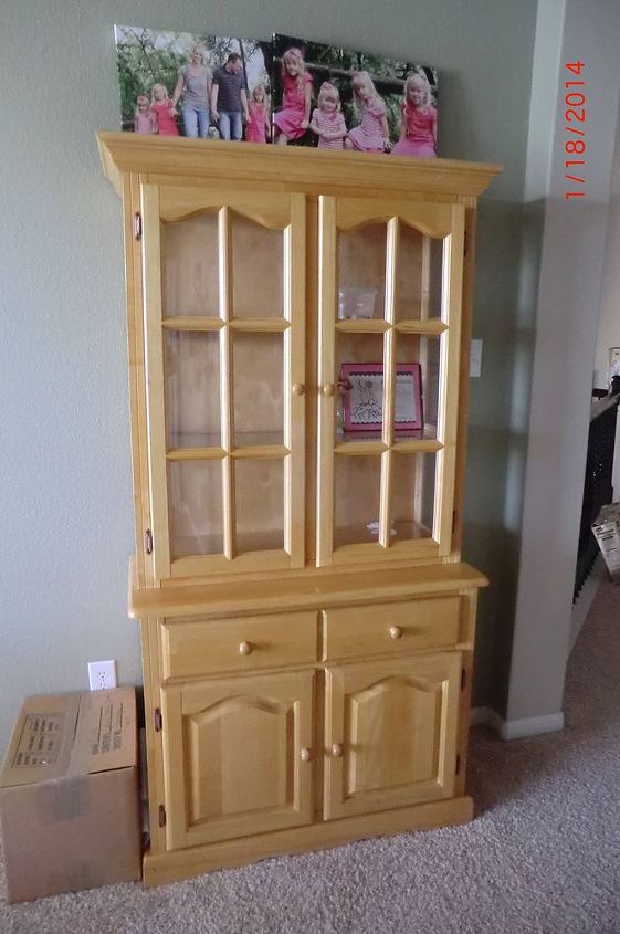 cabinet white vintage shabby chic, diy, painted furniture, repurposing upcycling, Before and boring