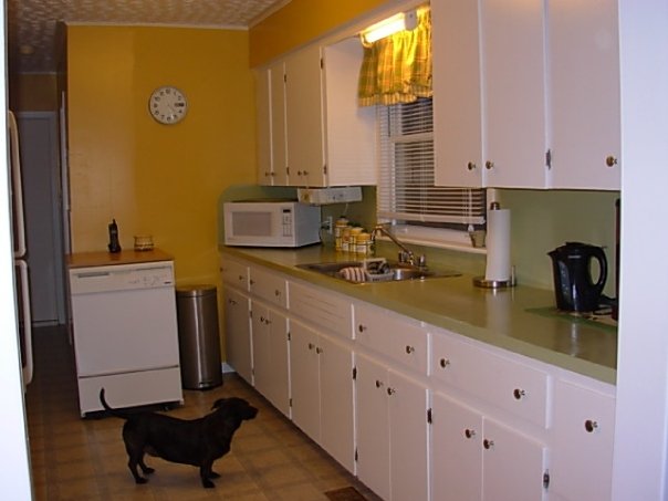 galley kitchen makeover refresh, diy, kitchen cabinets, kitchen design, painted furniture, painting