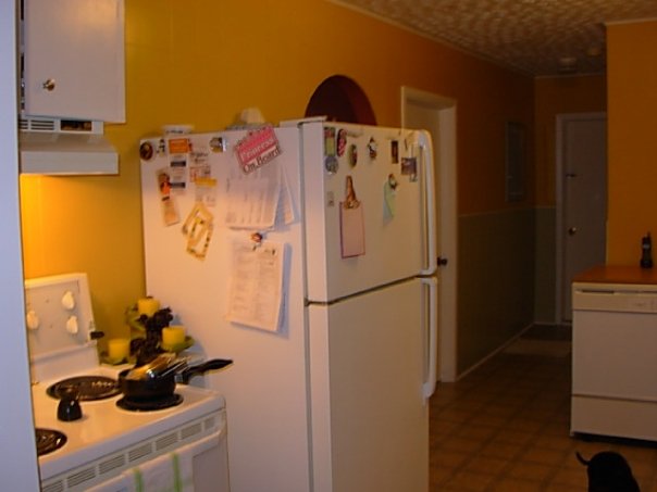 galley kitchen makeover refresh, diy, kitchen cabinets, kitchen design, painted furniture, painting
