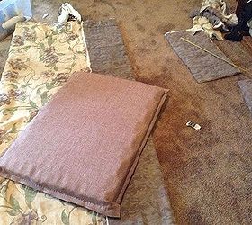 make dog bed from old comforter
