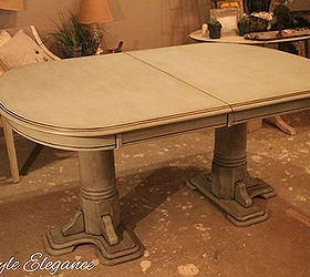 dining table chalk paintrestyle, painted furniture