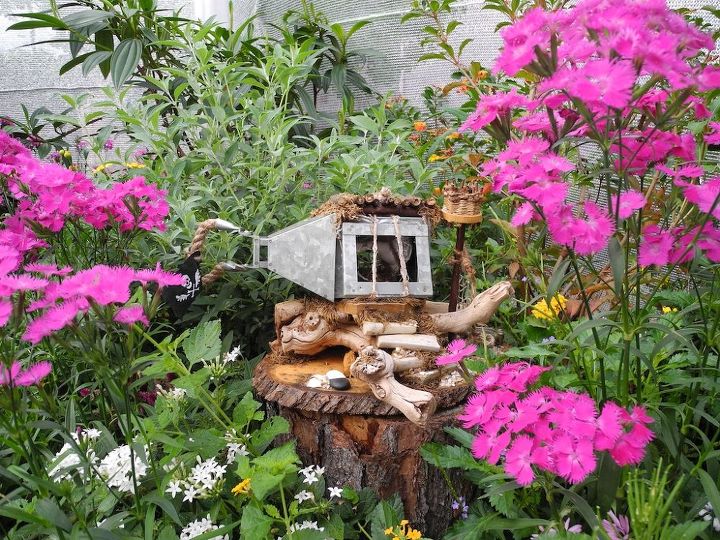 fairy garden ideas disney, flowers, gardening, repurposing upcycling