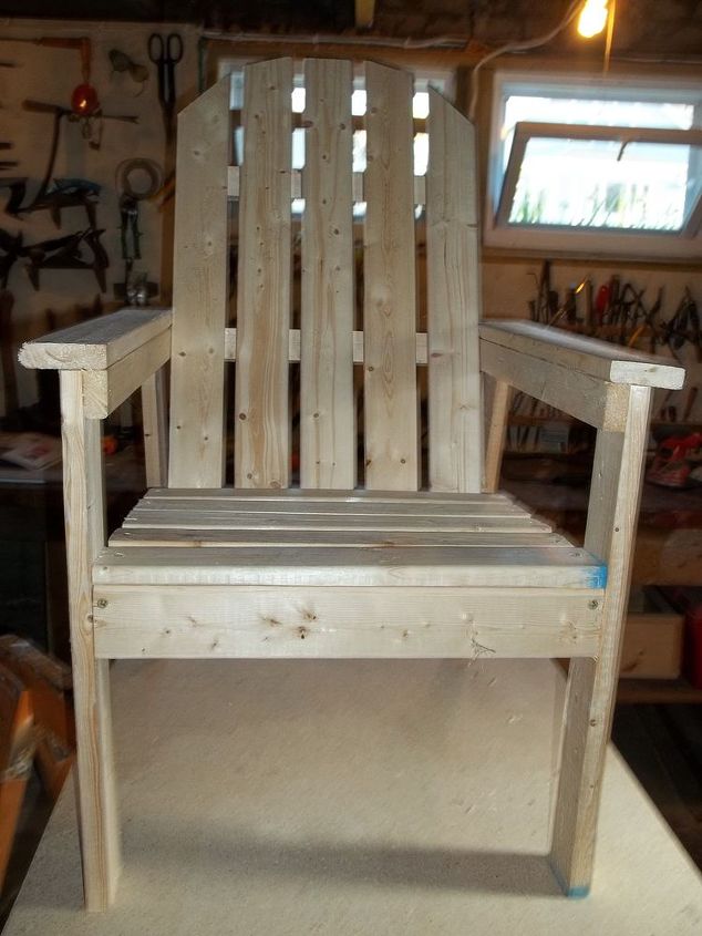 adirondack chair kid size charity, diy, outdoor furniture, painted furniture, woodworking projects