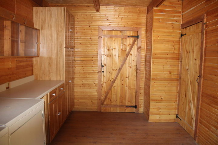 qu tipo de rbol de entrada estante para sombreros pondras en un cuarto de barro de, Puerta de entrada de la caba a de madera o sala de barro