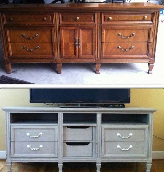 tv stand dresser upcycle redo, diy, home decor, painted furniture