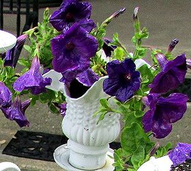 chandelier flower planter diy, flowers, gardening, repurposing upcycling