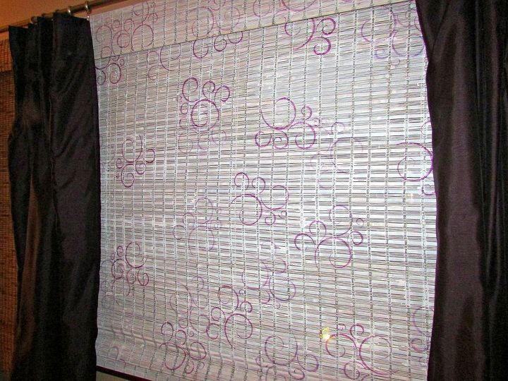 blinds bamboo rattan update, home decor, living room ideas, window treatments