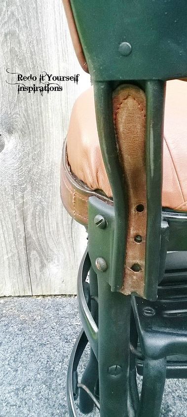 step chair junk yard redo, painted furniture, repurposing upcycling