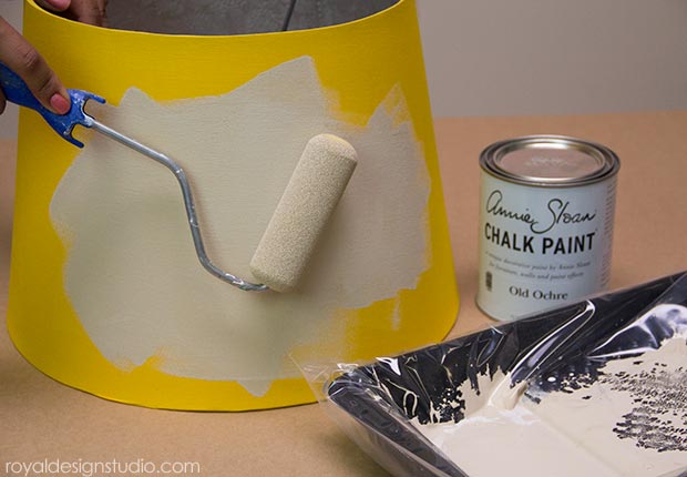 How To Stencil A Starfish Lampshade Hometalk How To Stencil A Starfish Lampshade Lighting Repurposing Upcycling