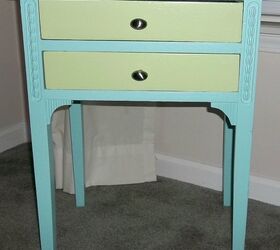 painted furniture bedside table makeover, painted furniture