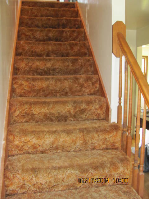 pulled up the carpet on stairs now what to do, Before pulling carpet