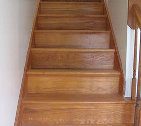 Pulled up the carpet on stairs...now what to do? | Hometalk