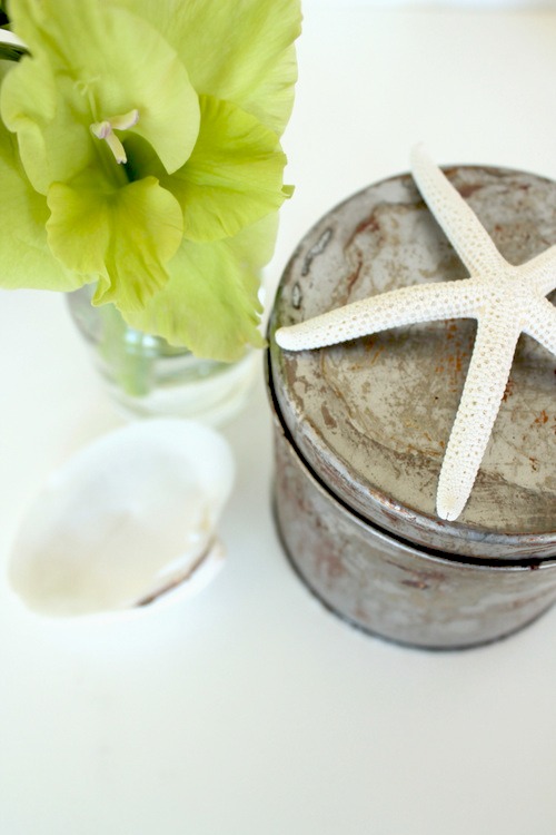 tin aged galvanized look how to, crafts, how to