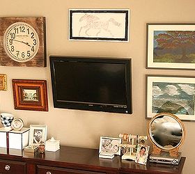 gallery pictures wall tv eclectic, home decor, living room ideas, wall decor