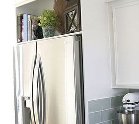 refrigerator enclosure home built, appliances, diy, kitchen cabinets, kitchen design, woodworking projects