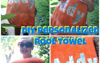 DIY Personalized Pool Towel - Simple Sew Project