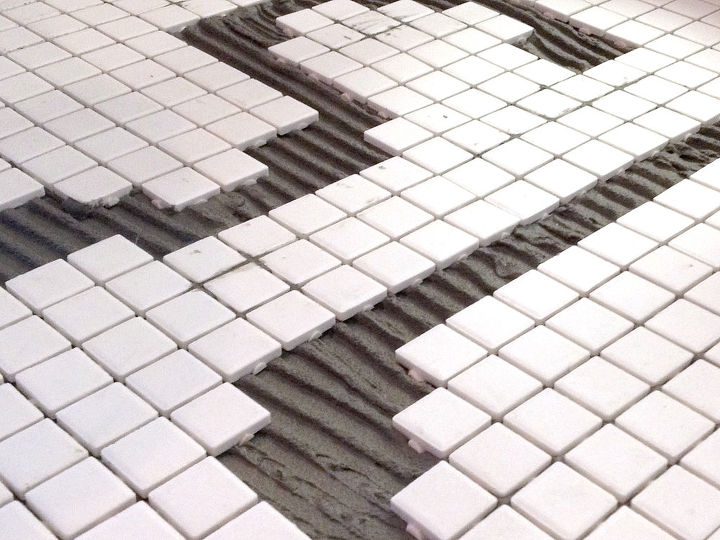 mosaico de suelo a medida