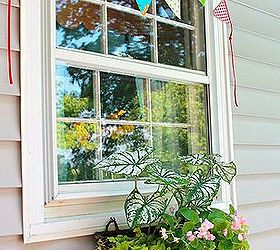 easy 5 step window box tutorial, container gardening, flowers, gardening, how to, windows
