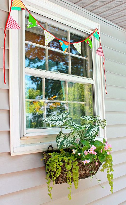 easy 5 step window box tutorial, container gardening, flowers, gardening, how to, windows