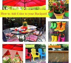 backyard color decor budget, decks, fences, flowers, gardening, outdoor living, patio, porches